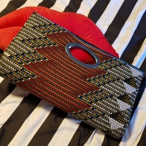 Large Ghanaian Handmade West African Clutch